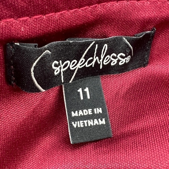 Speechless Red Lace Spaghetti Strap Tulle High Low Lined Dress Size 11 Women’s - Picture 2 of 5